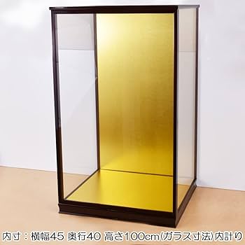 羽子板ガラスケース入り20号 Amazon.co.jp: 羽子板ケース 破魔弓ケース 横45奥40高100cm 単品